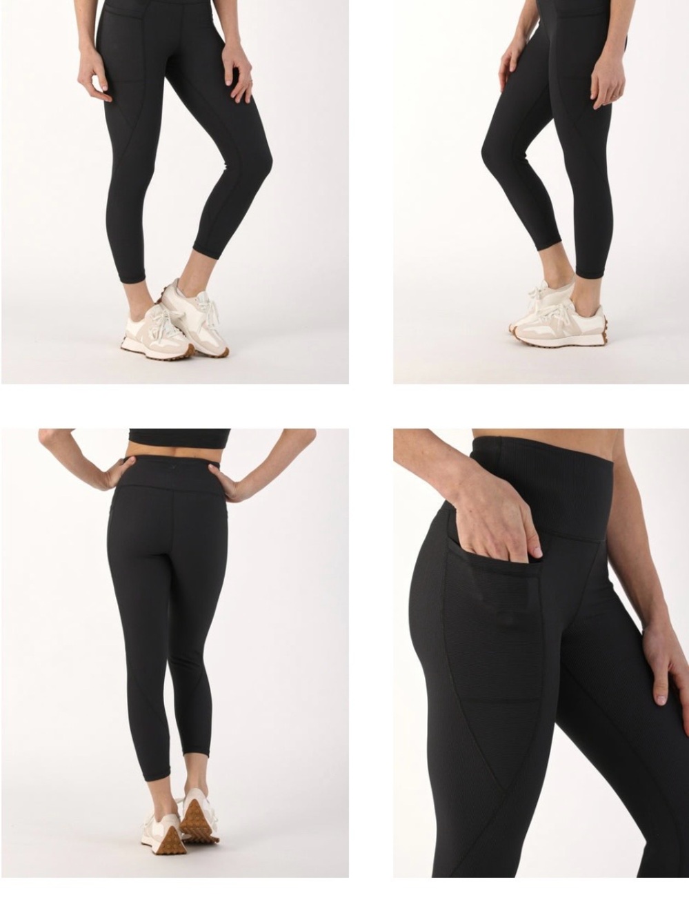 Glyder Beam 7/8 Legging in Black with Side Pocket- spring/summer 2026 collection